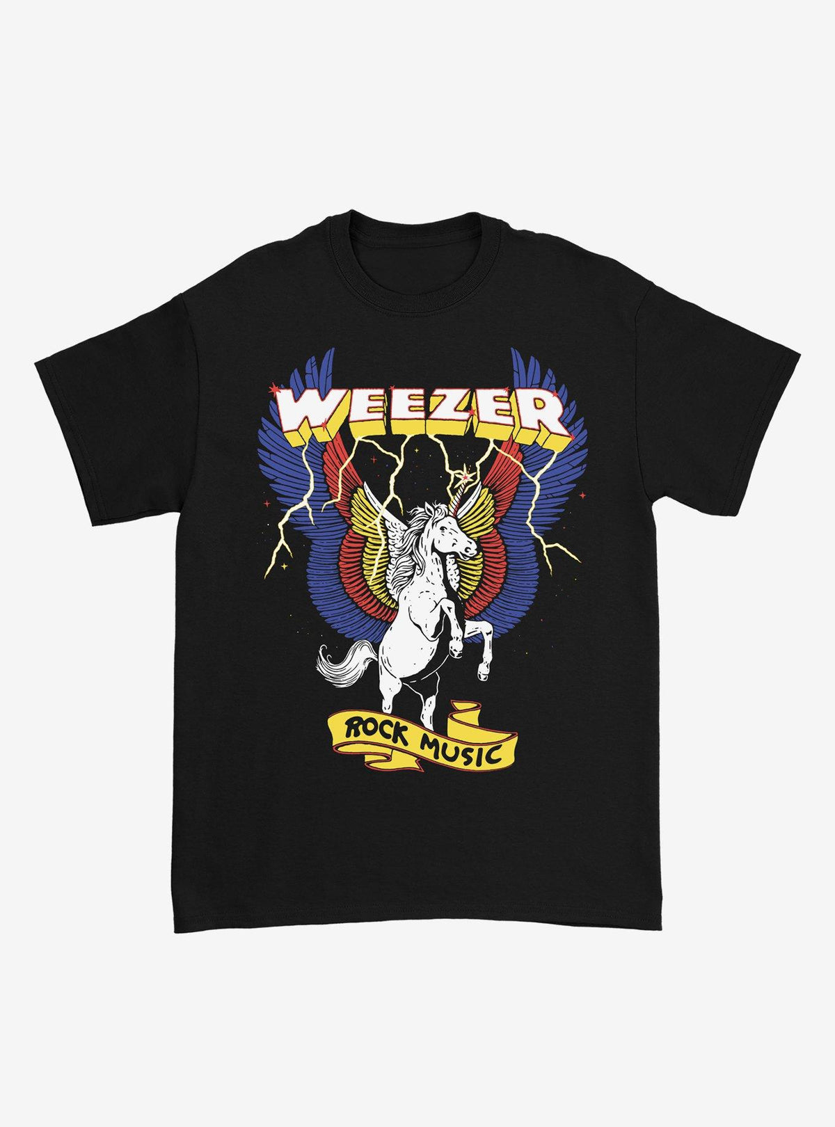 Weezer Rock Music Pegasus T-Shirt