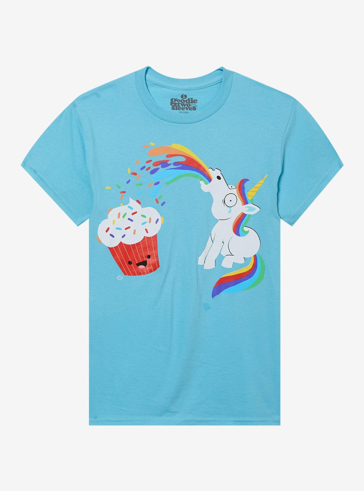 Unicorn Cupcake T-Shirt By Goodie Two Sleeves