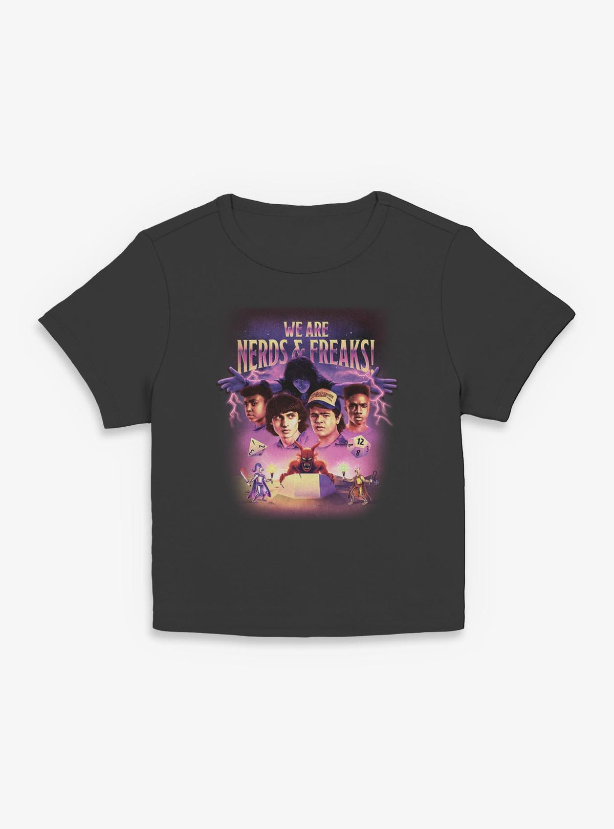 Stranger Things We Are Nerds Freaks Retro Girls Baby T-Shirt