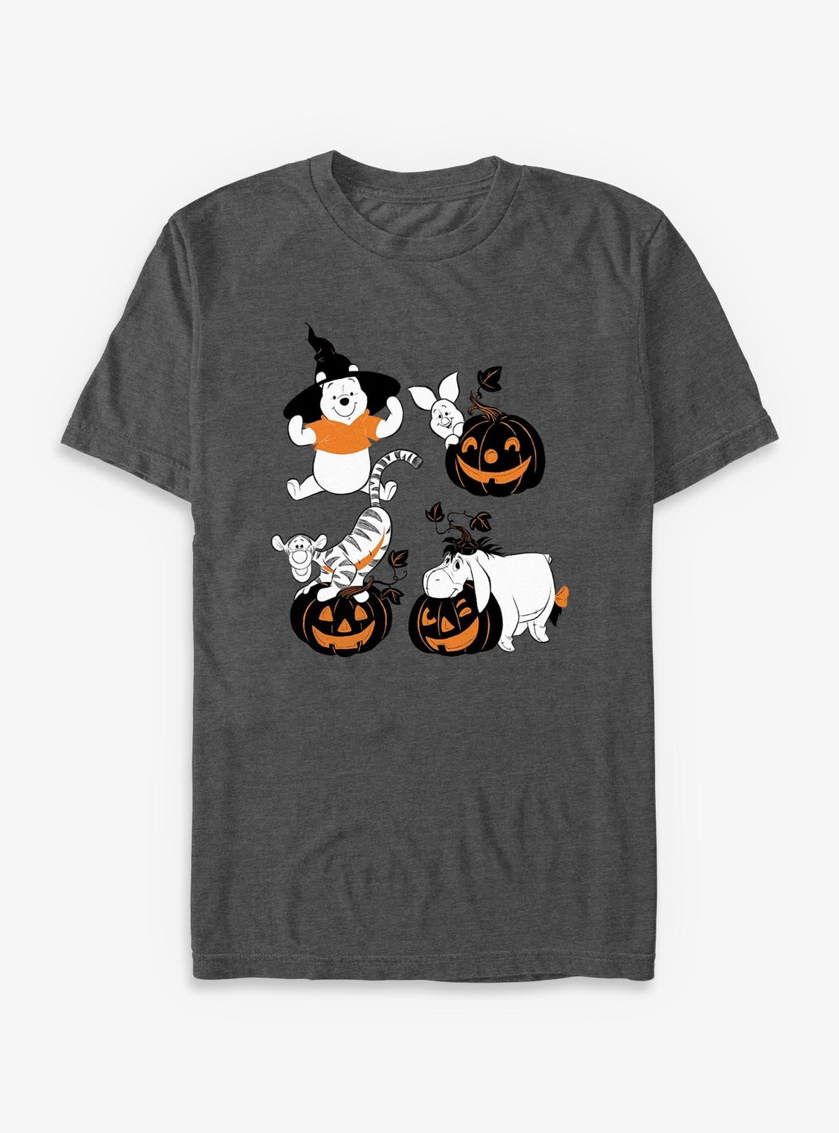 Winnie The Pooh And Friends Halloween Grid Big Tall T-Shirt