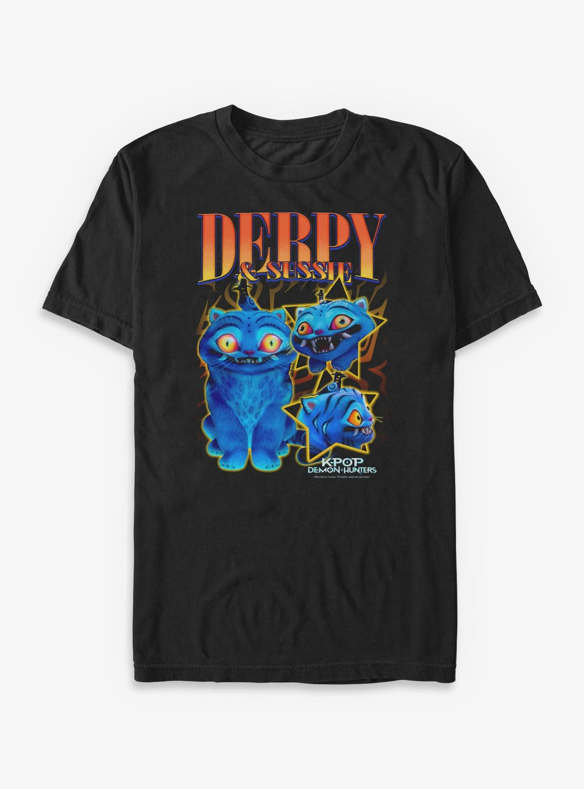 KPop Demon Hunters Derpy And Sussie Big Tall T-Shirt