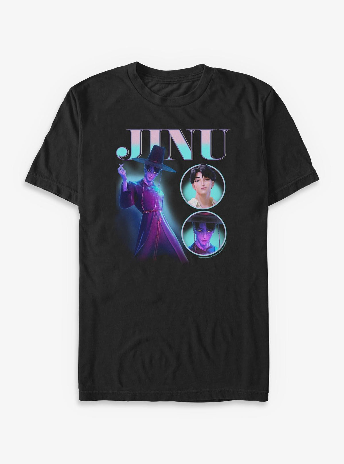 KPop Demon Hunters Jinu Montage Big Tall T-Shirt