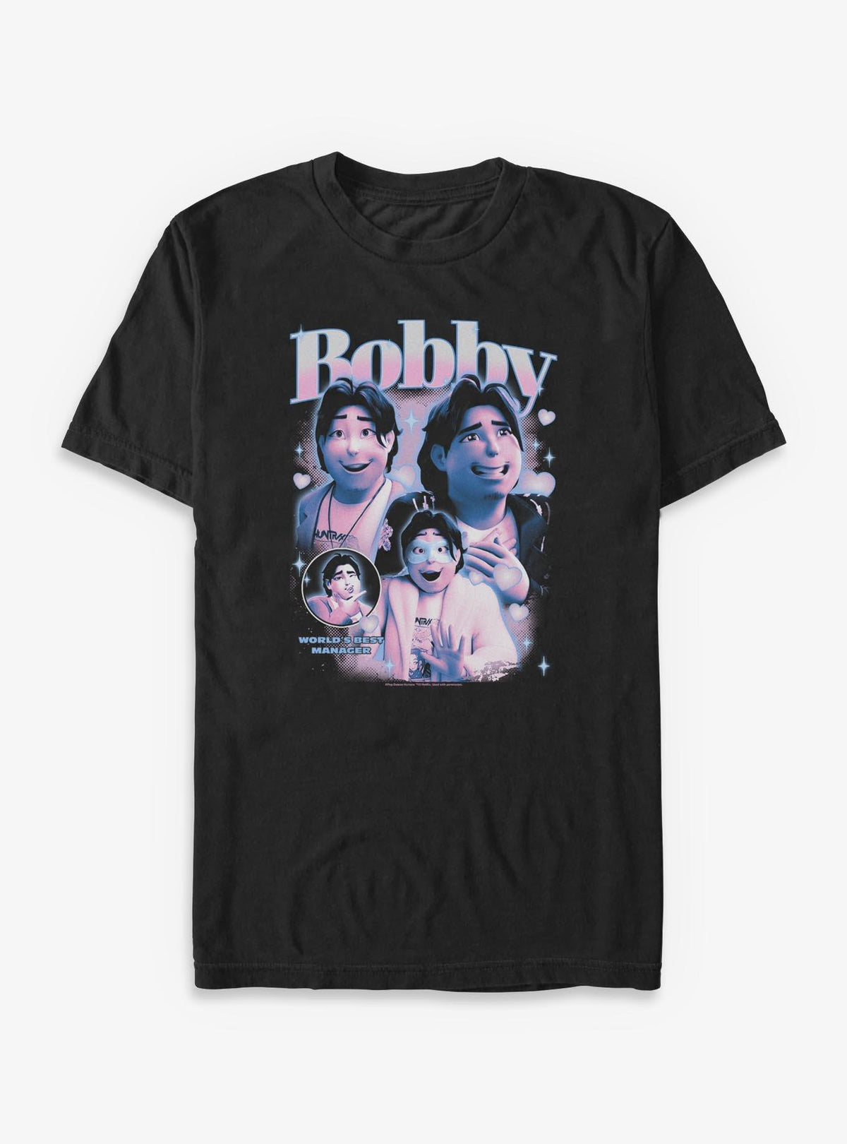 KPop Demon Hunters Bobby Cute Big Tall T-Shirt