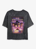 Stranger Things We Are Nerds Freaks Retro Girls Mineral Wash Crop T-Shirt