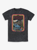 Stranger Things Retro Collage Mineral Wash T-Shirt