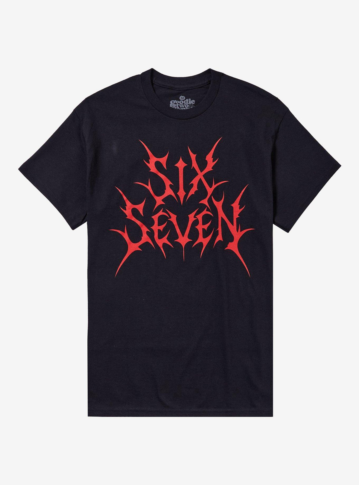 Six Seven Metal T-Shirt By Goodie Two Sleeves
