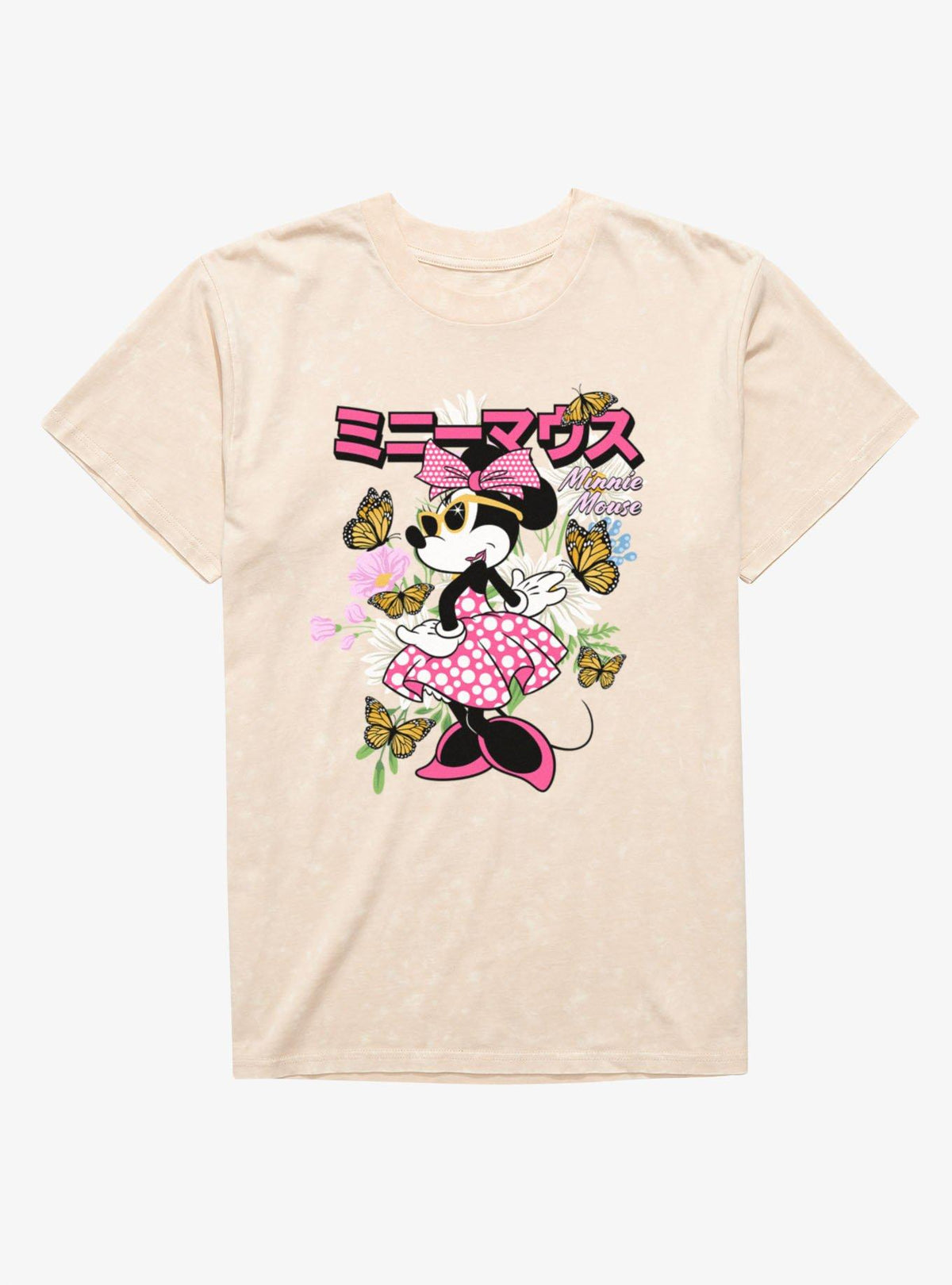 Minnie Mouse Japanese Retro Mineral Wash T-Shirt Hot Topic Exclusive