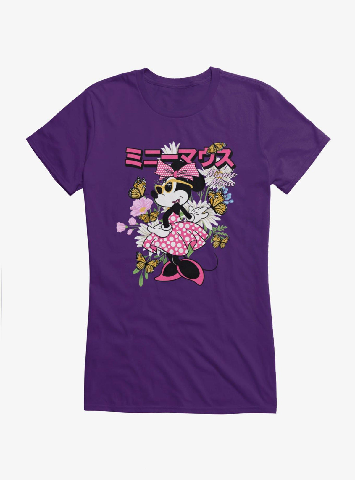 Minnie Mouse Japanese Retro Girls T-Shirt Hot Topic Exclusive