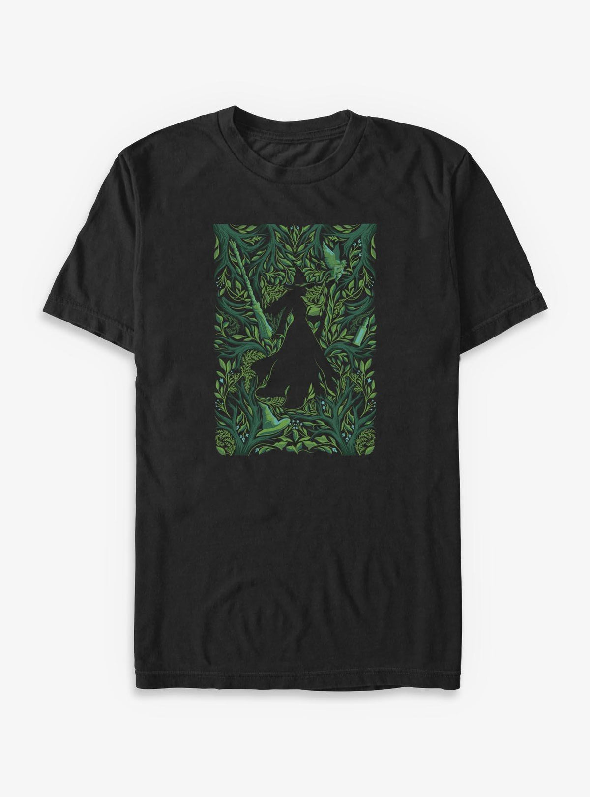Wicked For Good Elphaba Forest Silhouette Big Tall T-Shirt