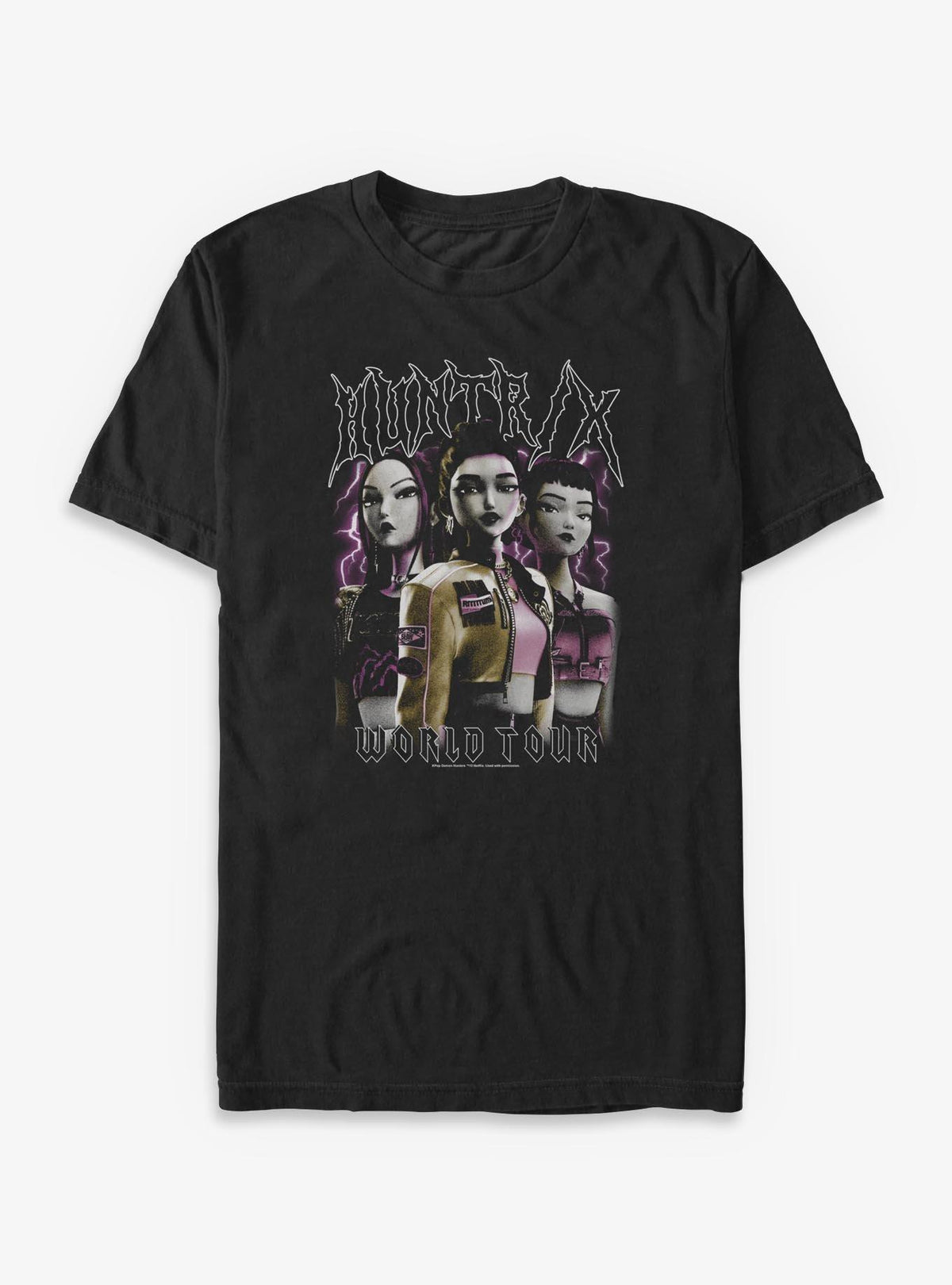 KPop Demon Hunters Huntrix Metal Poster Big Tall T-Shirt
