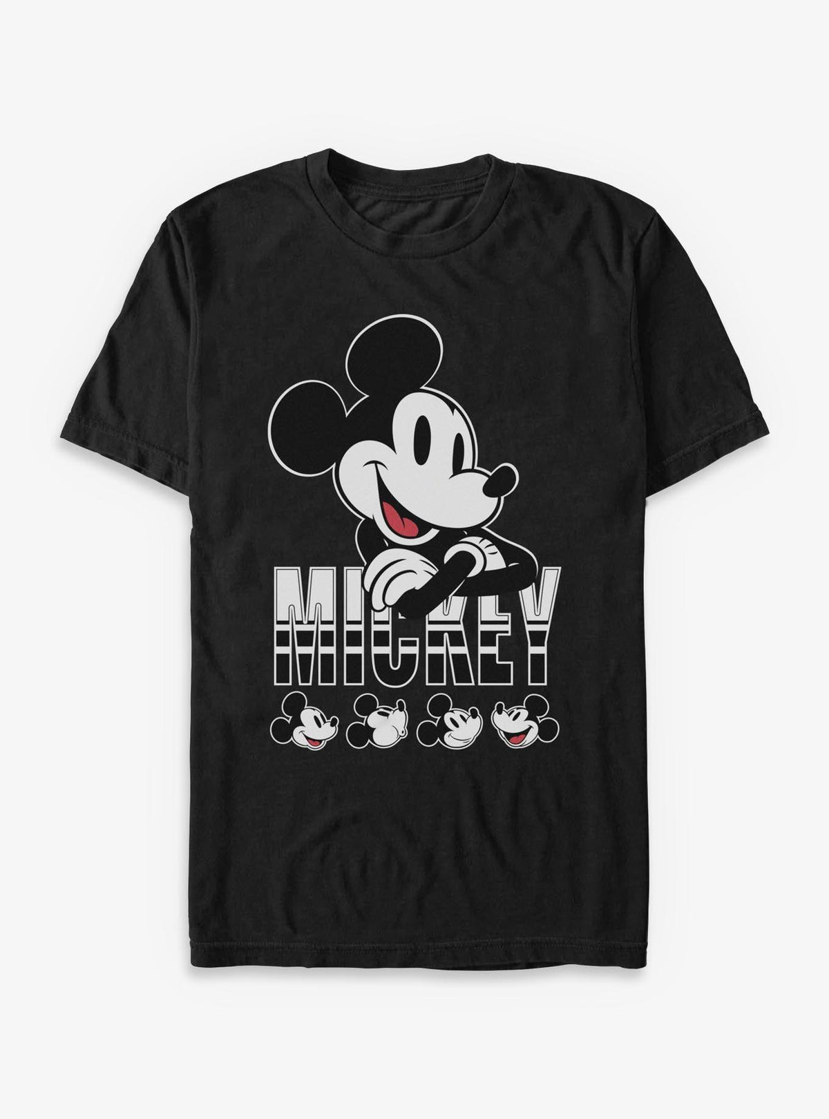 Mickey Mouse Retro Faces T-Shirt