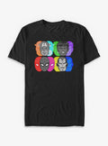 Retro Hero Faces T-Shirt