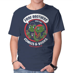 Frog Brothers Comics Apparel Clean Design