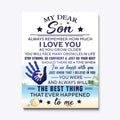 TO MY SON Canvas Gift