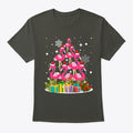 Flamingo Christmas Tree Gift T-Shirt
