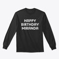 HBD MIRANDA Long Sleeve Tee Dark