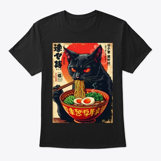 Ramen Noodles Cat Kawaii Retro Anime 2