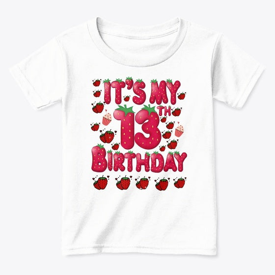 13-Year-Old Birthday Strawberry-Theme