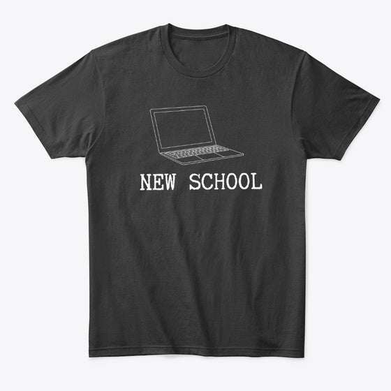 New School Shirt Virtual Laptop WH