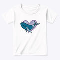 Cute Whale and the Heart