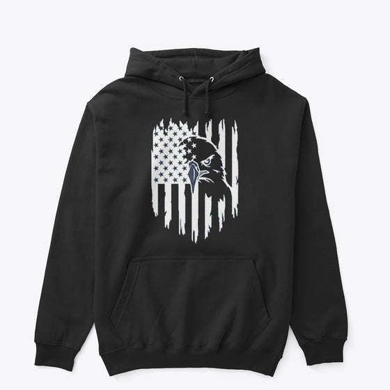 eagle in flag