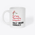 Christmas Mug Half Moon Cookies