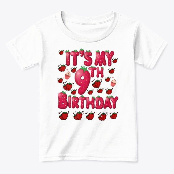 9-Year-Old Birthday Strawberry-Theme