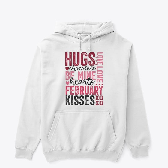 HUGS LOVE chocolate BE MINE hearts