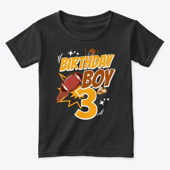 3rd Birthday Boy Football-Themed Party