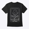 The Moon Tarot Card White Outline