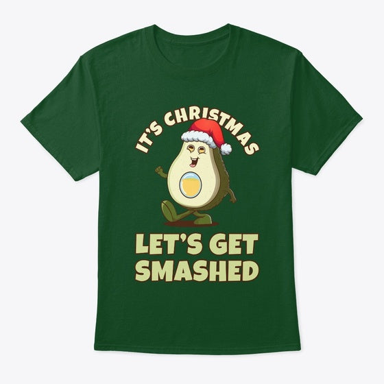 Let's get smashed Christmas drinking Avo