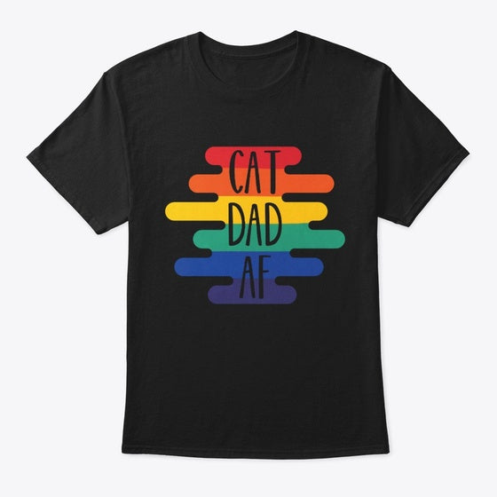 Rainbow Cat Dad AF
