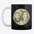 Black Mug Cartoon Logo