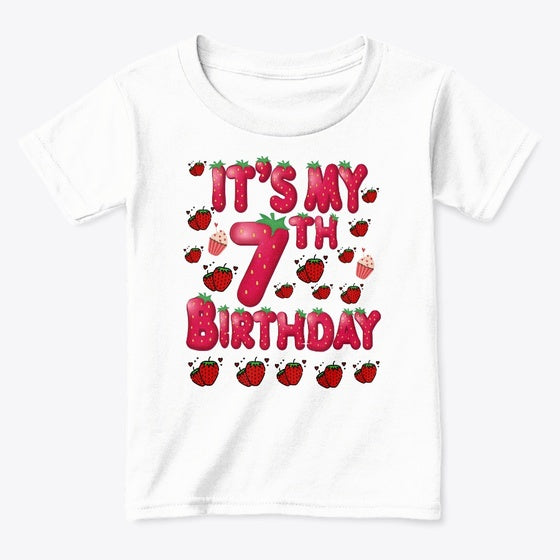 7-Year-Old Birthday Strawberry-Theme