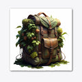 Ivy-Covered Hiking Backpack