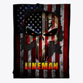 Sarcastic Lineman Blanket