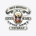 Proud Descendant Union Army Sticker