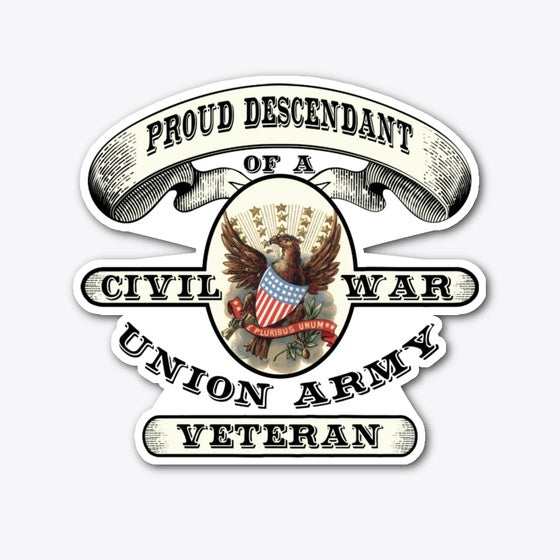 Proud Descendant Union Army Sticker