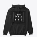 Give Thanks Pullover Hoodie (Black)