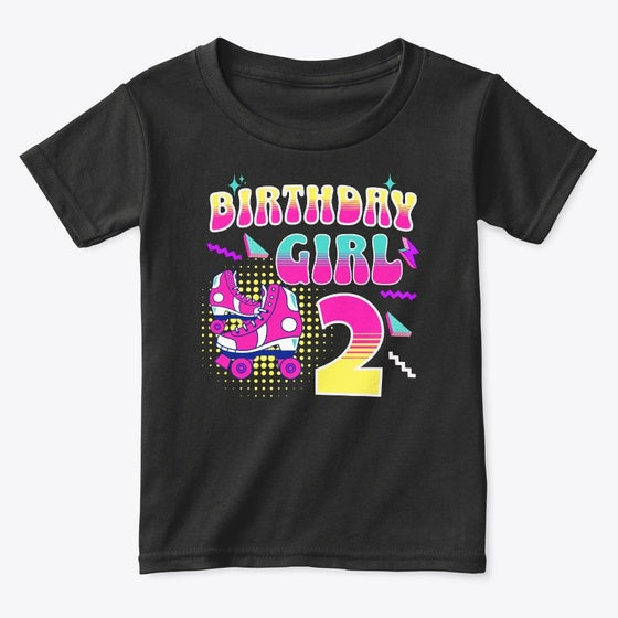 2-Year-Old Birthday Girl Roller Skate