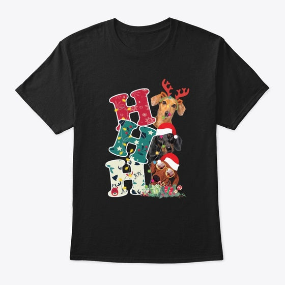 Ho Dachshund Christmas Shirt