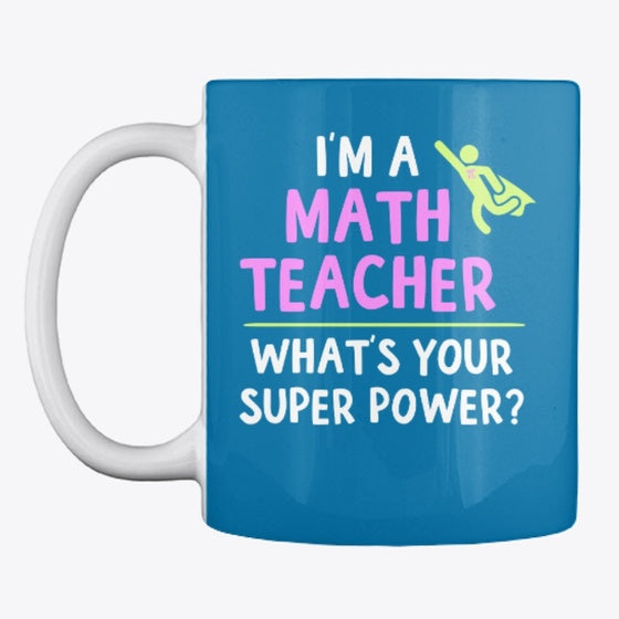 Super Math Teacher Mugs and Totes