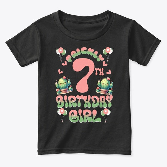 Age 7 Birthday Girl Cactus-Themed Party