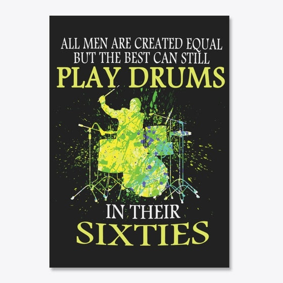 Equal Drums Sixties Men Sticker