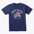 REEF DIVER USA FLAG TURTLE