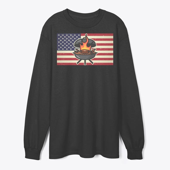American Flag Distressed BBQ Meat