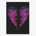 Breast Cancer Wings Bling Shiny
