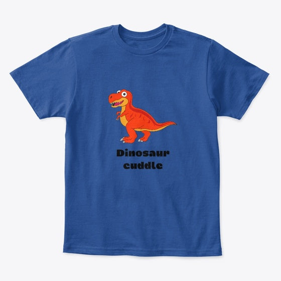 Dinosaur cuddle