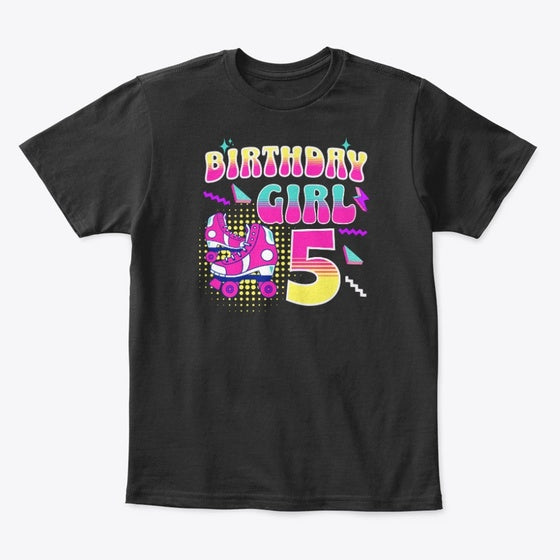 Age 5 Birthday Girl Party Roller Skating