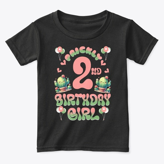 Prickly 2nd Birthday Girl Cactus-Themed
